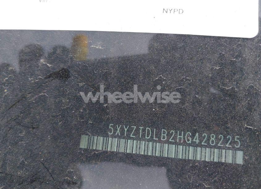 Photo 17 of 2017 Hyundai Santa FE SPORT 2.4L (VIN 5XYZTDLB2HG428225)