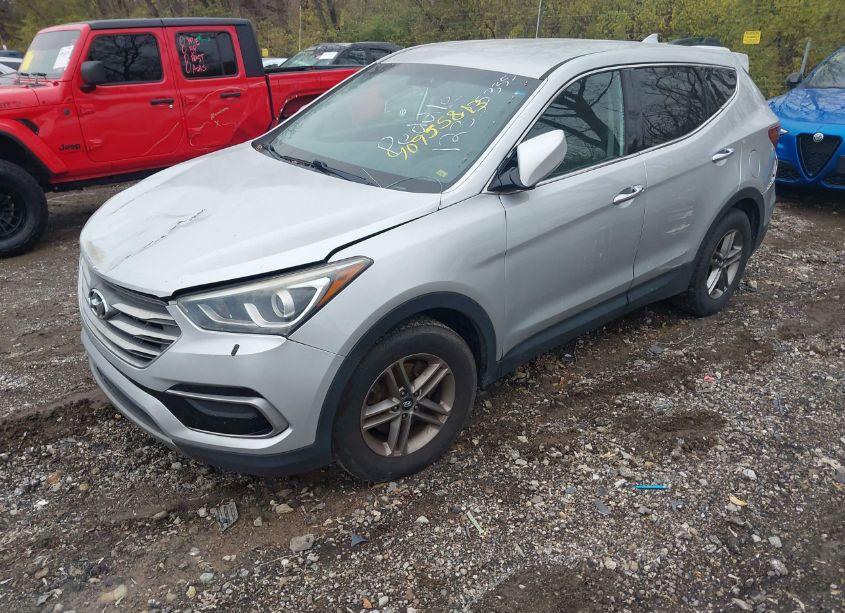 Photo 2 of 2017 Hyundai Santa FE SPORT 2.4L (VIN 5XYZTDLB3HG480284)