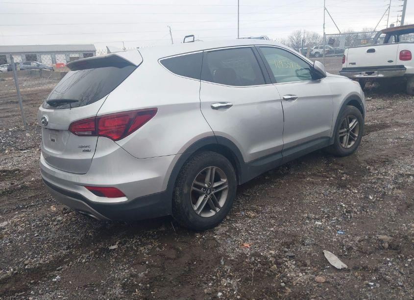 Photo 4 of 2017 Hyundai Santa FE SPORT 2.4L (VIN 5XYZTDLB3HG480284)
