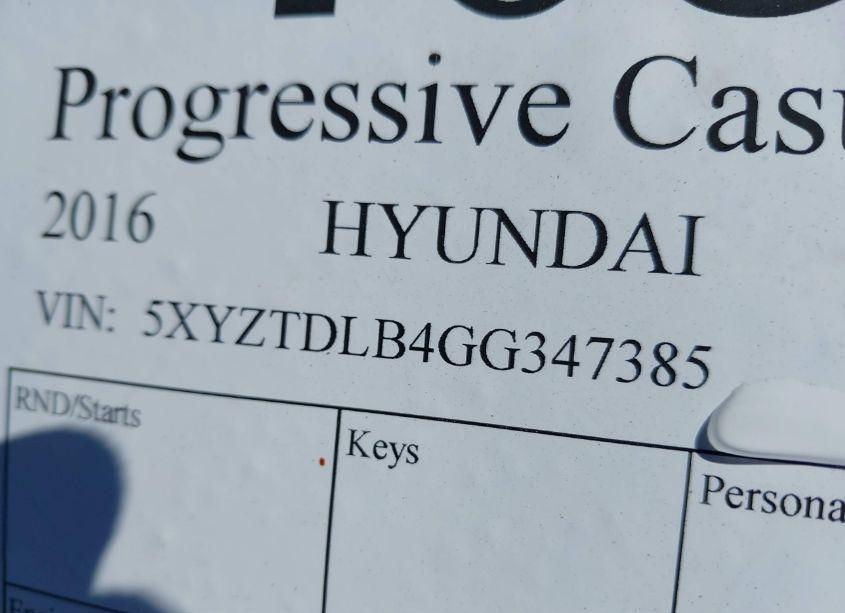 Photo 9 of 2016 Hyundai Santa FE SPORT 2.4L (VIN 5XYZTDLB4GG347385)