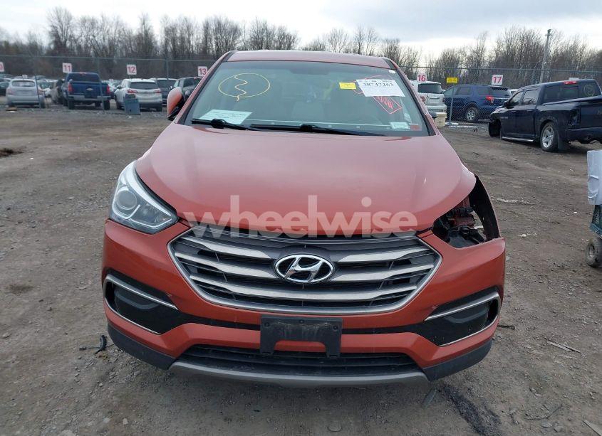 Photo 12 of 2017 Hyundai Santa FE SPORT 2.4L (VIN 5XYZTDLB4HG488927)