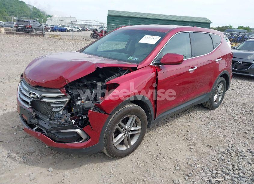 Photo 2 of 2017 Hyundai Santa FE SPORT 2.4L (VIN 5XYZTDLB5HG443365)