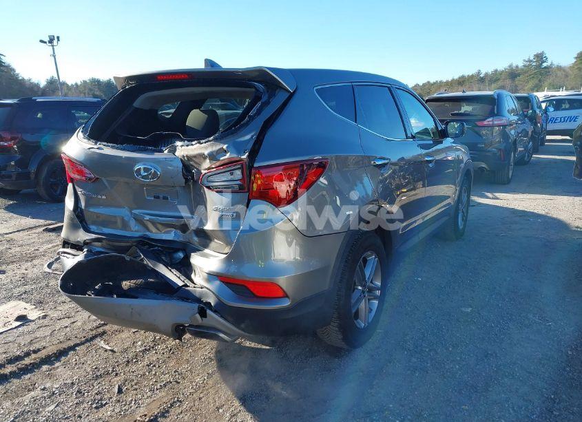 Photo 4 of 2017 Hyundai Santa FE SPORT 2.4L (VIN 5XYZTDLB6HG381121)