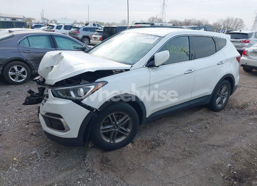 Photo 2 of 2017 Hyundai Santa FE SPORT 2.4L (VIN 5XYZTDLB6HG418751)