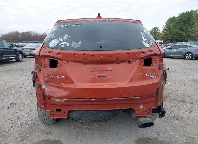 Photo 16 of 2016 Hyundai Santa FE SPORT 2.4L (VIN 5XYZTDLB7GG330578)