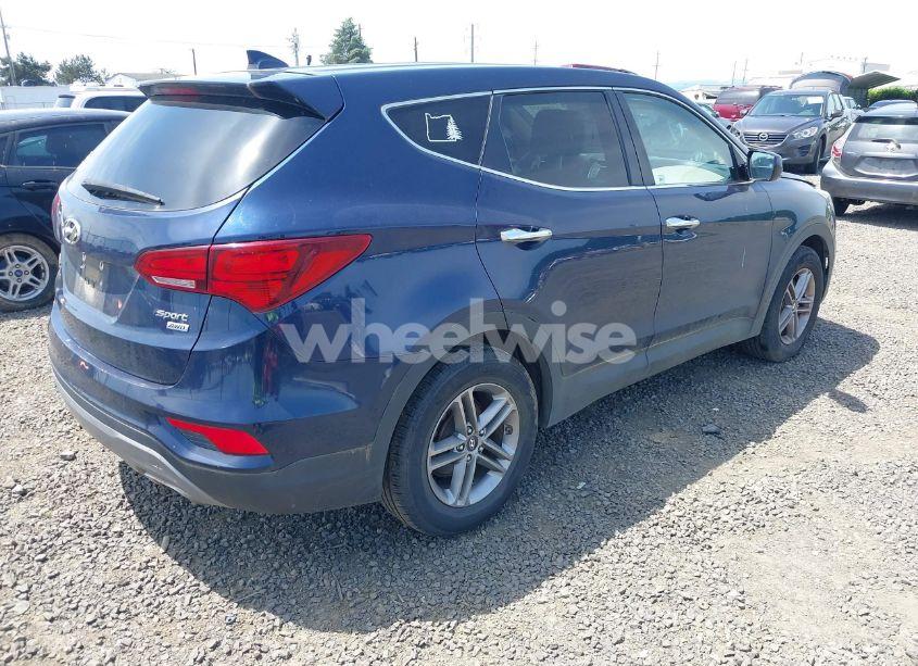 Photo 4 of 2017 Hyundai Santa FE SPORT 2.4L (VIN 5XYZTDLB7HG429404)