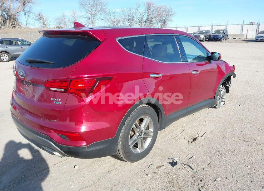 Photo 4 of 2017 Hyundai Santa FE SPORT 2.4L (VIN 5XYZTDLB8HG413535)