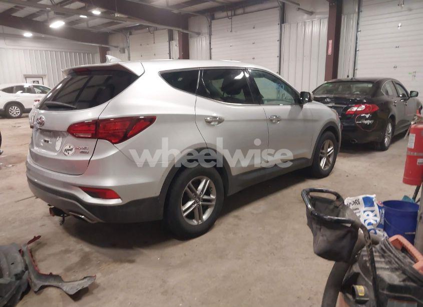 Photo 4 of 2017 Hyundai Santa FE SPORT 2.4L (VIN 5XYZTDLB8HG491880)