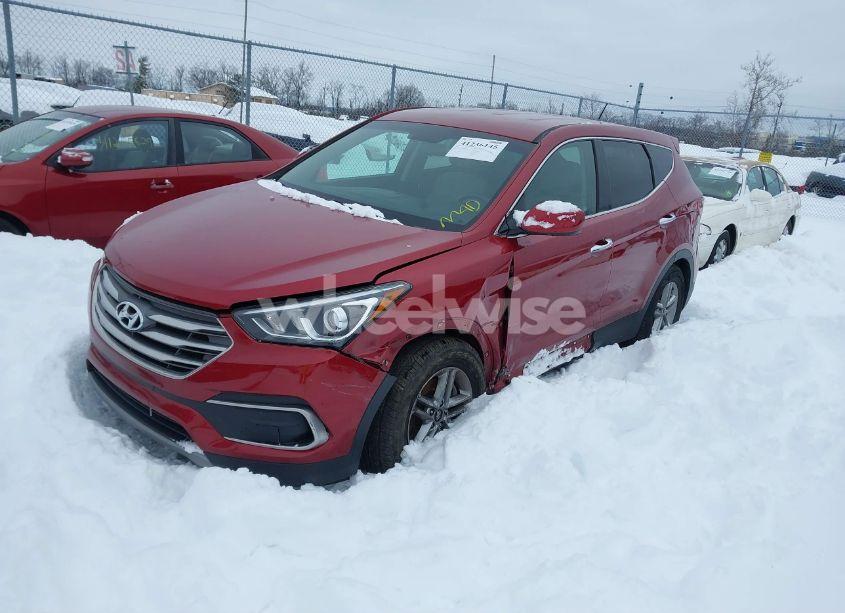 Photo 2 of 2018 Hyundai Santa FE SPORT 2.4L (VIN 5XYZTDLB9JG528344)
