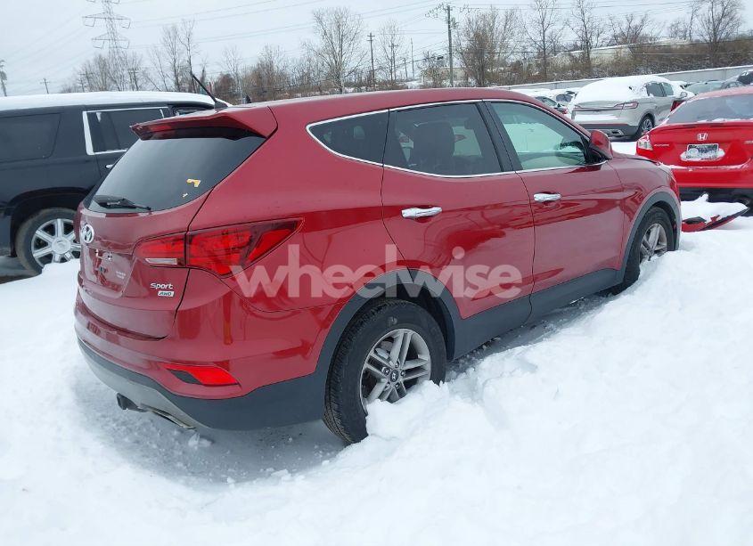 Photo 4 of 2018 Hyundai Santa FE SPORT 2.4L (VIN 5XYZTDLB9JG528344)