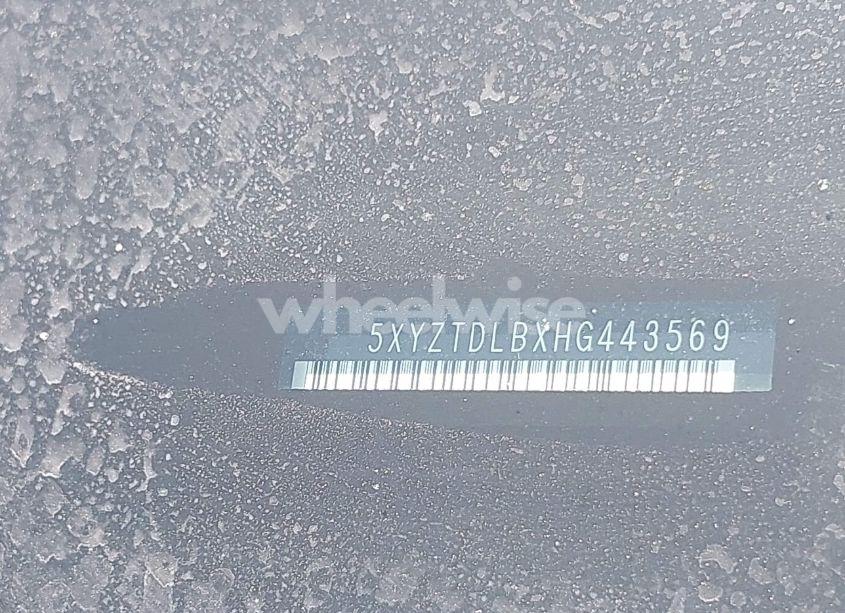 Photo 9 of 2017 Hyundai Santa FE SPORT 2.4L (VIN 5XYZTDLBXHG443569)