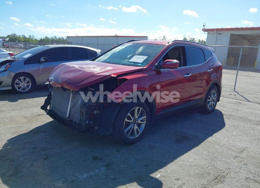 Photo 2 of 2016 Hyundai Santa FE SPORT 2.0L TURBO (VIN 5XYZU3LA4GG315373)