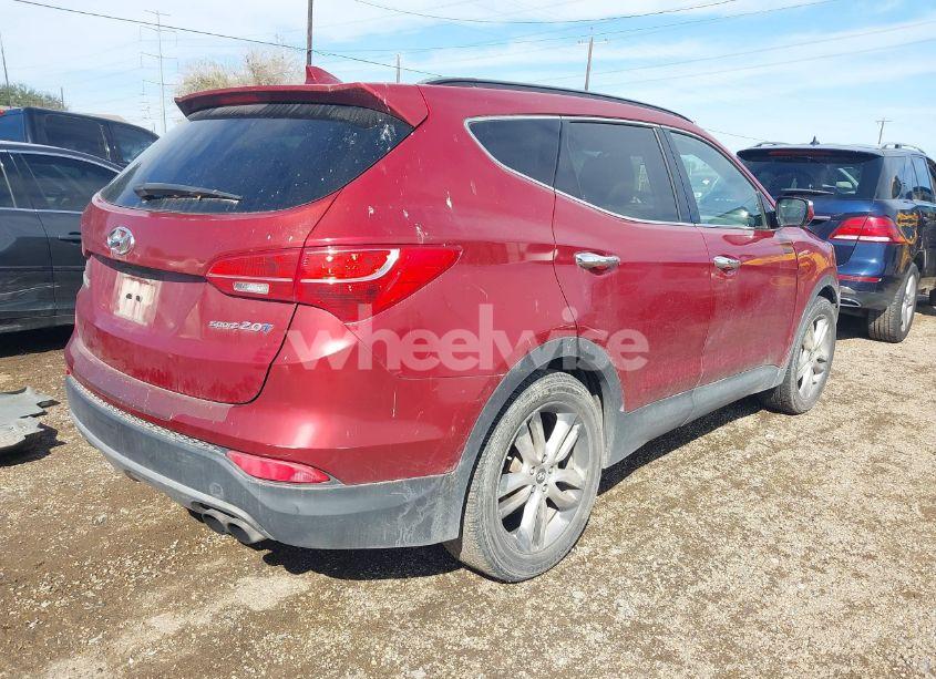 Photo 4 of 2013 Hyundai Santa FE SPORT 2.0T (VIN 5XYZU3LA8DG094811)