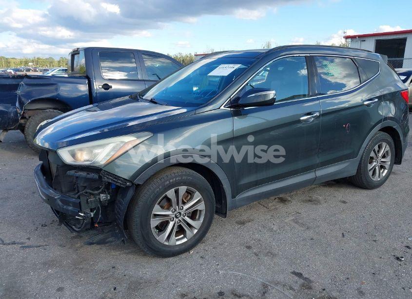 Photo 2 of 2014 Hyundai Santa FE SPORT 2.4L (VIN 5XYZU3LB0EG204597)