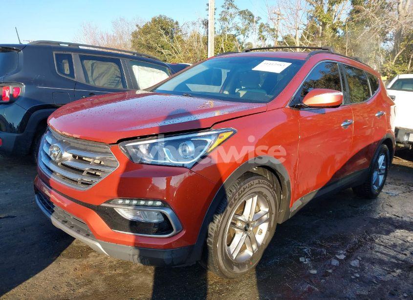 Photo 2 of 2018 Hyundai Santa FE SPORT 2.4L (VIN 5XYZU3LB0JG510242)