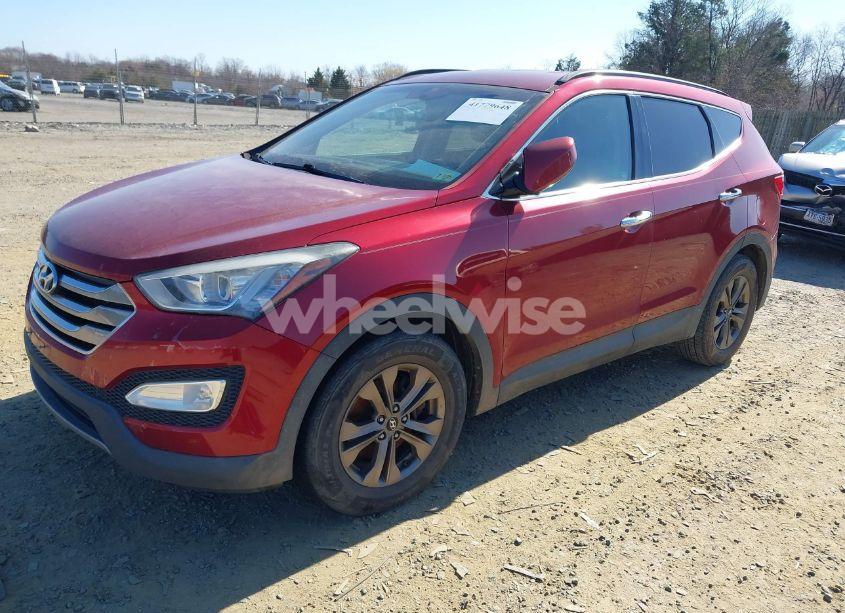 Photo 2 of 2014 Hyundai Santa FE SPORT 2.4L (VIN 5XYZU3LB2EG124900)