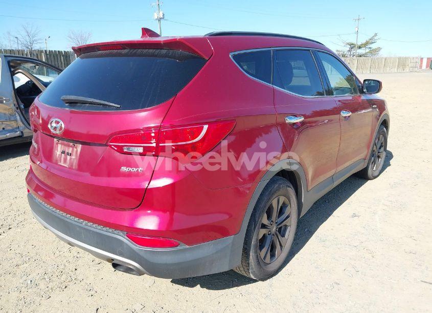 Photo 4 of 2014 Hyundai Santa FE SPORT 2.4L (VIN 5XYZU3LB2EG124900)