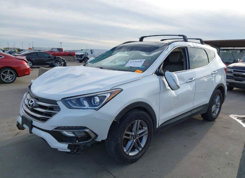 Photo 2 of 2017 Hyundai Santa FE SPORT 2.4L (VIN 5XYZU3LB3HG451956)