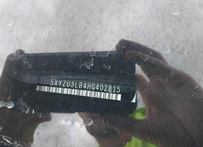 Photo 9 of 2017 Hyundai Santa FE SPORT 2.4L (VIN 5XYZU3LB4HG402815)