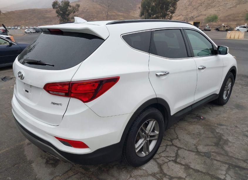 Photo 4 of 2017 Hyundai Santa FE SPORT 2.4L (VIN 5XYZU3LB4HG409537)