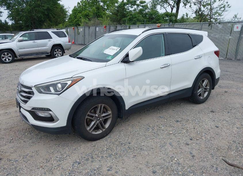 Photo 2 of 2017 Hyundai Santa FE SPORT 2.4L (VIN 5XYZU3LB4HG444370)