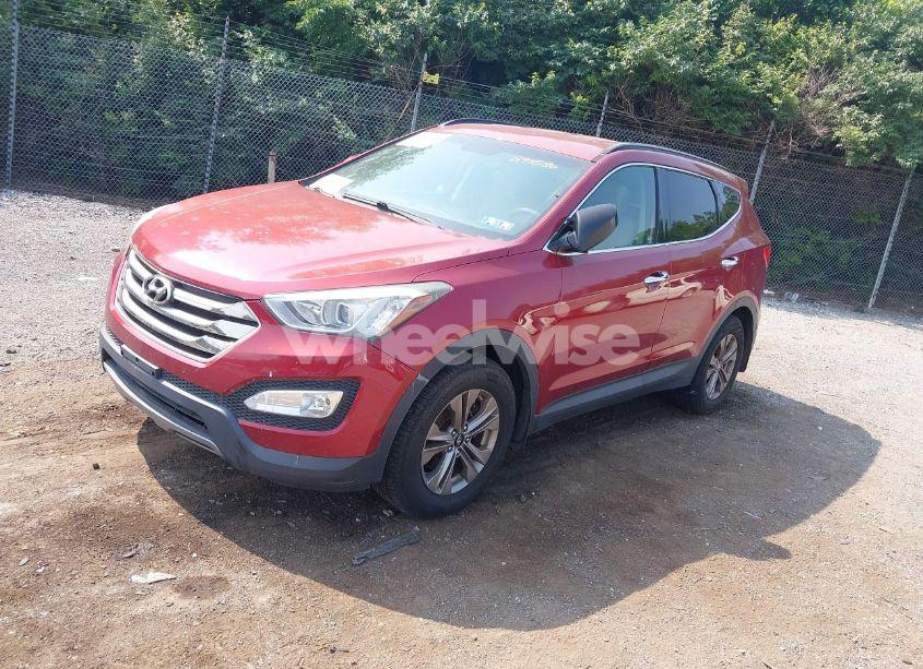 Photo 2 of 2015 Hyundai Santa FE SPORT 2.4L (VIN 5XYZU3LB5FG294086)