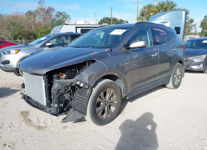 Photo 2 of 2016 Hyundai Santa FE SPORT 2.4L (VIN 5XYZU3LB6GG379276)