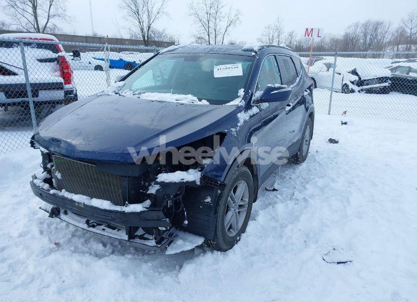 Photo 2 of 2017 Hyundai Santa FE SPORT 2.4L (VIN 5XYZU3LB7HG424310)