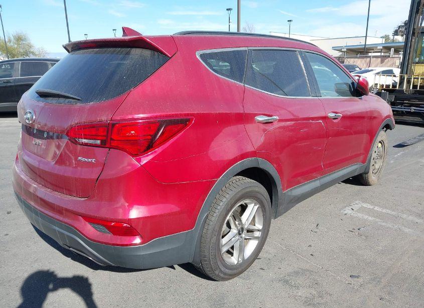 Photo 4 of 2018 Hyundai Santa FE SPORT 2.4L (VIN 5XYZU3LB7JG506964)