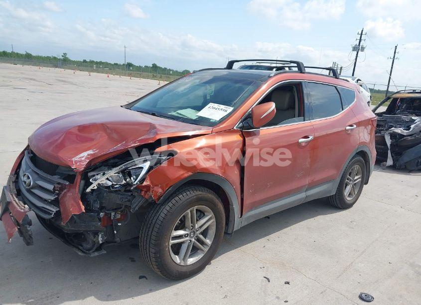 Photo 2 of 2018 Hyundai Santa FE SPORT 2.4L (VIN 5XYZU3LB7JG508777)