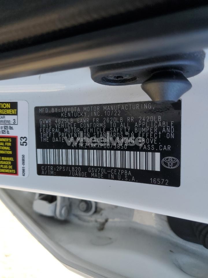 Photo 13 of 2023 TOYOTA CAMRY TRD (VIN 5XYZU3LB7JG517849)