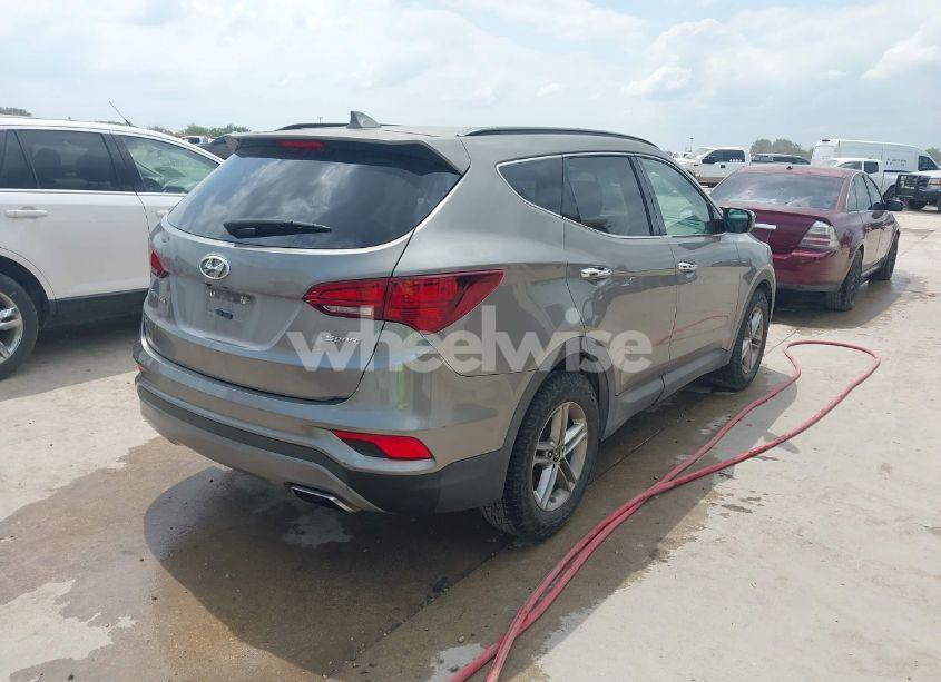 Photo 4 of 2018 Hyundai Santa FE SPORT 2.4L (VIN 5XYZU3LB7JG529287)