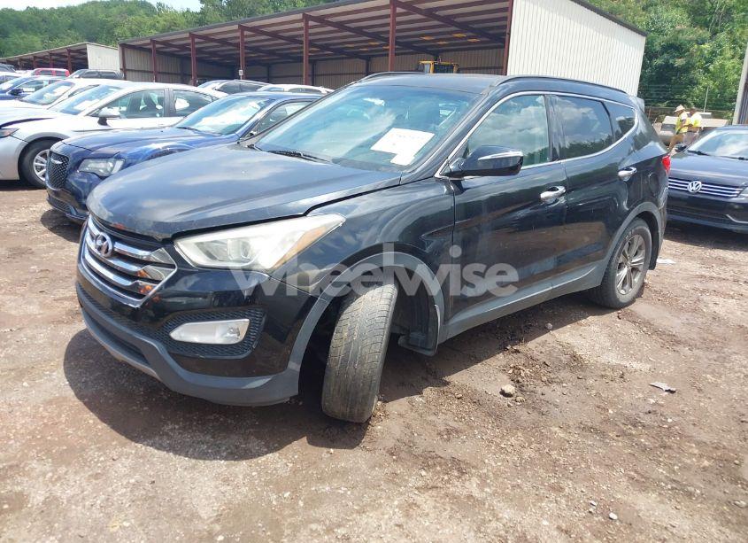 Photo 2 of 2013 Hyundai Santa FE SPORT (VIN 5XYZU3LB8DG057167)
