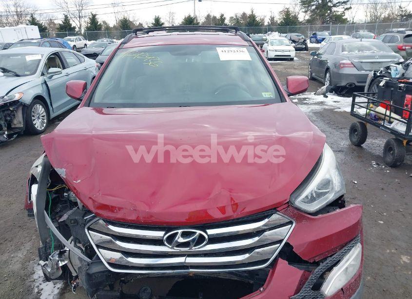 Photo 12 of 2014 Hyundai Santa FE SPORT 2.4L (VIN 5XYZU3LB8EG124898)
