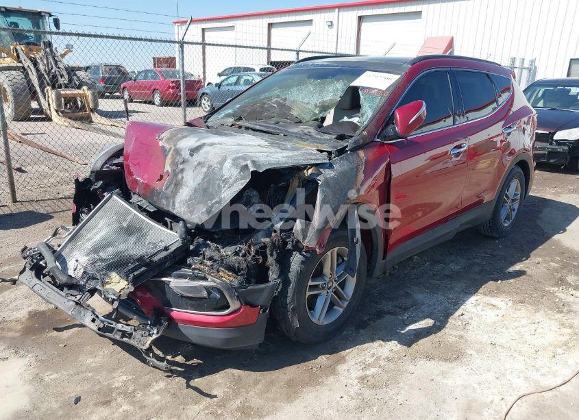 Photo 2 of 2017 Hyundai Santa FE SPORT 2.4L (VIN 5XYZU3LB8HG434067)