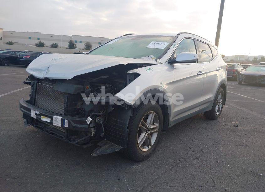 Photo 2 of 2017 Hyundai Santa FE SPORT 2.4L (VIN 5XYZU3LB8HG448082)