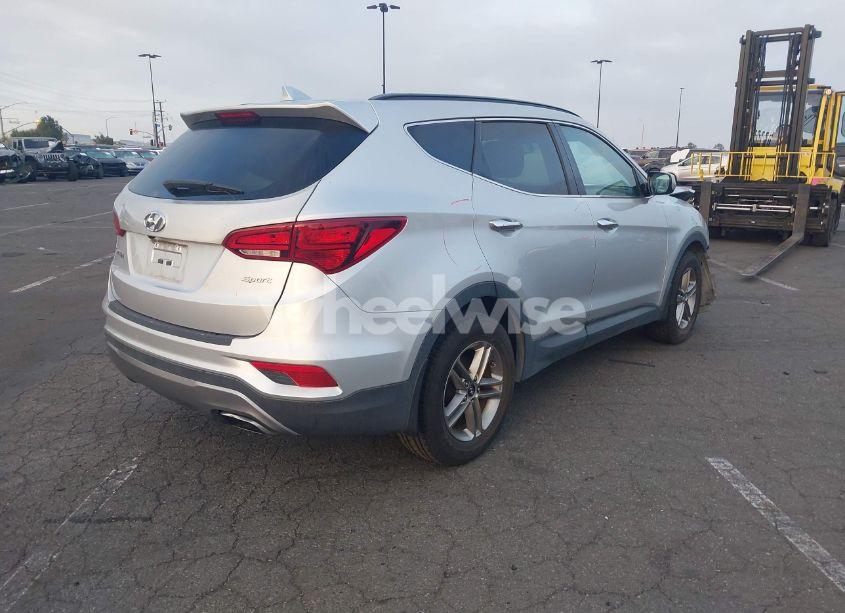 Photo 4 of 2017 Hyundai Santa FE SPORT 2.4L (VIN 5XYZU3LB8HG448082)
