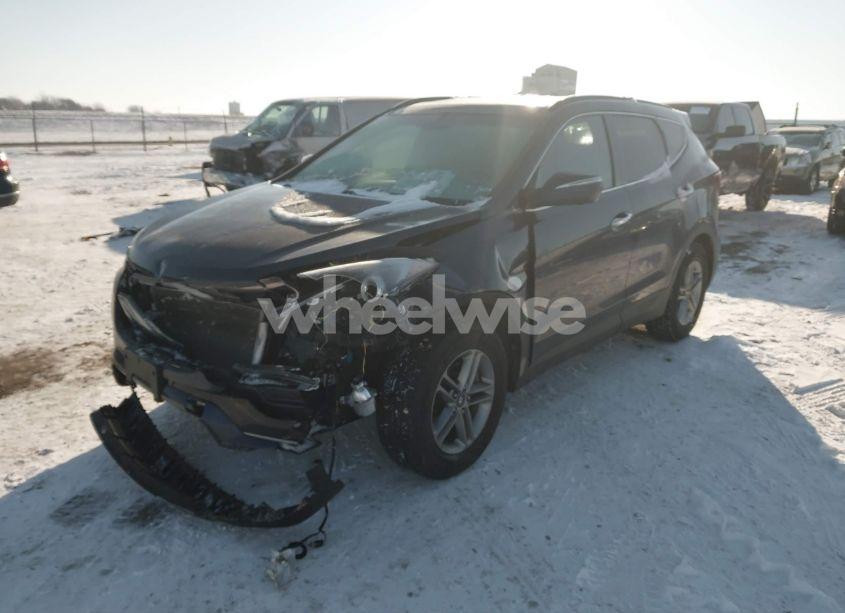 Photo 2 of 2017 Hyundai Santa FE SPORT 2.4L (VIN 5XYZU3LB9HG381279)