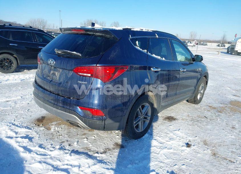 Photo 4 of 2017 Hyundai Santa FE SPORT 2.4L (VIN 5XYZU3LB9HG381279)