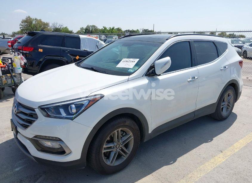 Photo 2 of 2017 Hyundai Santa FE SPORT 2.4L (VIN 5XYZU3LB9HG399166)