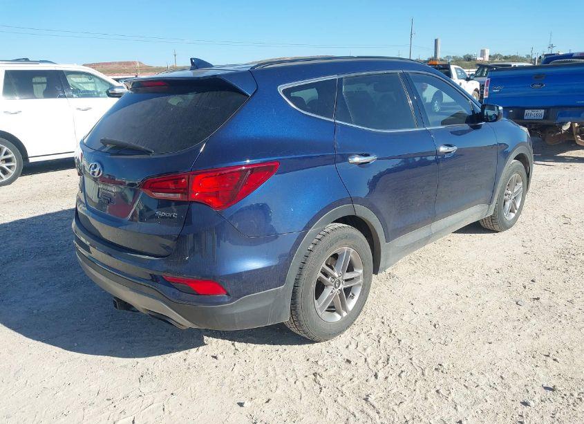 Photo 4 of 2017 Hyundai Santa FE SPORT 2.4L (VIN 5XYZU3LB9HG456773)