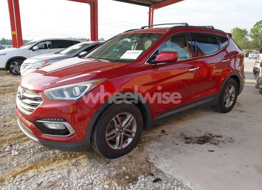 Photo 2 of 2017 Hyundai Santa FE SPORT 2.4L (VIN 5XYZU3LB9HG468485)