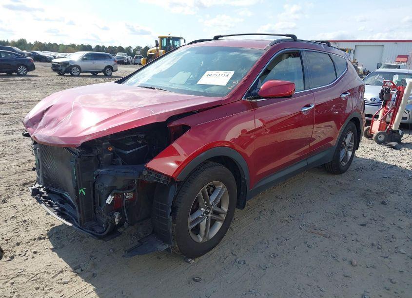 Photo 2 of 2017 Hyundai Santa FE SPORT 2.4L (VIN 5XYZU3LB9HG469572)