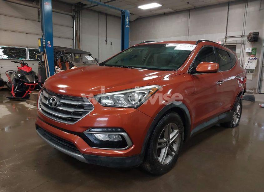 Photo 2 of 2017 Hyundai Santa FE SPORT 2.4L (VIN 5XYZU3LB9HG489109)