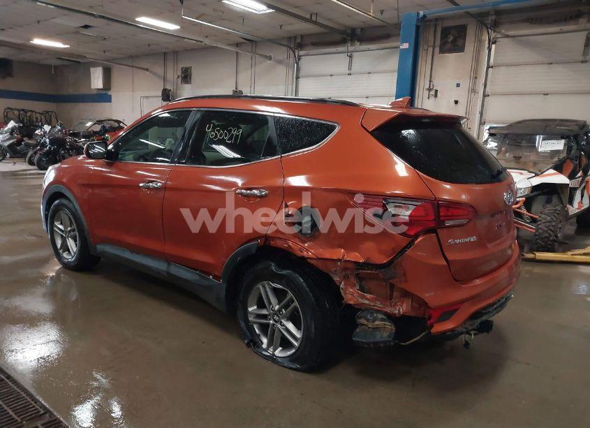 Photo 3 of 2017 Hyundai Santa FE SPORT 2.4L (VIN 5XYZU3LB9HG489109)