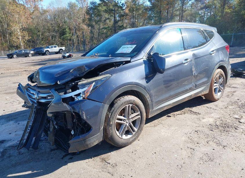 Photo 2 of 2017 Hyundai Santa FE SPORT 2.4L (VIN 5XYZU3LBXHG386152)