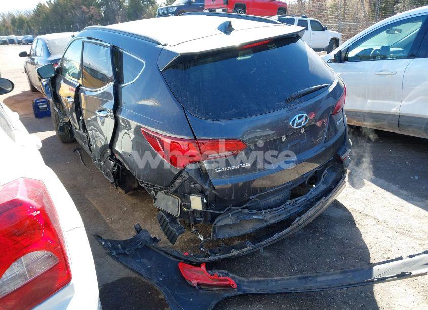 Photo 3 of 2018 Hyundai Santa FE SPORT 2.4L (VIN 5XYZU3LBXJG508191)