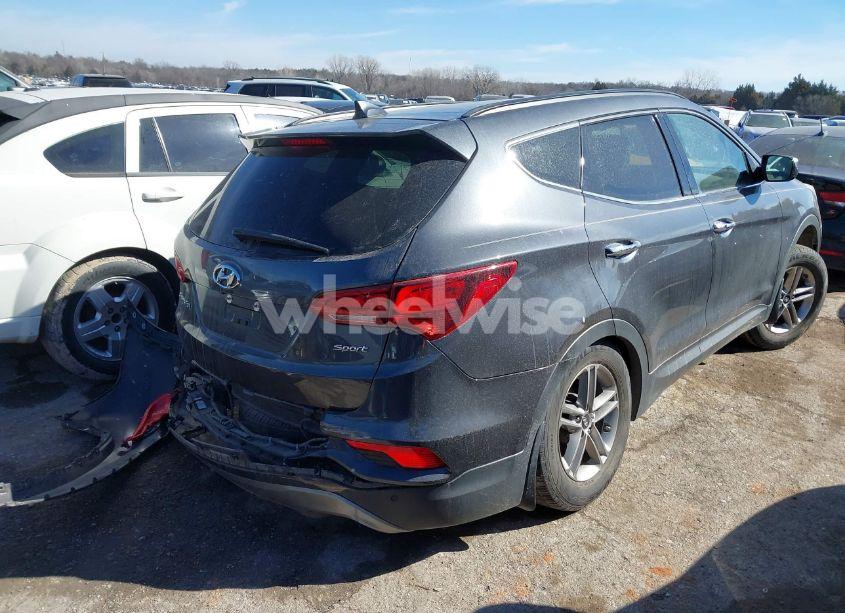 Photo 4 of 2018 Hyundai Santa FE SPORT 2.4L (VIN 5XYZU3LBXJG508191)
