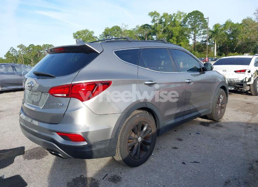 Photo 4 of 2017 Hyundai Santa FE SPORT 2.0T (VIN 5XYZU4LA0HG487276)
