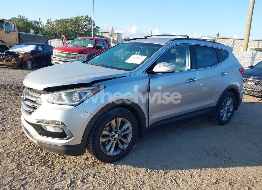 Photo 2 of 2018 Hyundai Santa FE SPORT 2.0T (VIN 5XYZU4LA1JG516466)